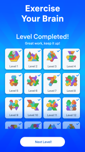 اسکرین شات 5 بازی Triangle Tangram: Block Puzzle