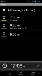 اسکرین شات برنامه Alarm Clock Plus 2