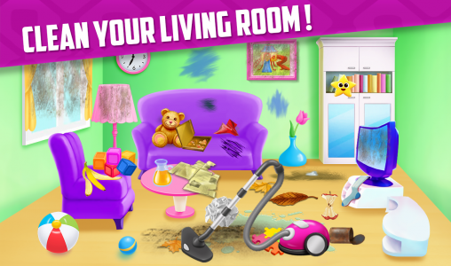 اسکرین شات بازی Messy House Cleaning Game 2