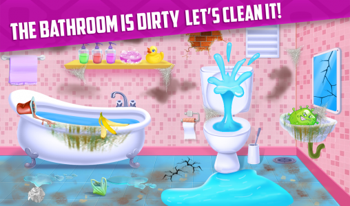 اسکرین شات بازی Messy House Cleaning Game 4