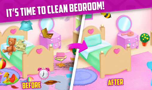 اسکرین شات 3 بازی Messy House Cleaning Game