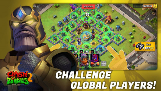 اسکرین شات 4 بازی Clash of Zombies : Zombiecraft