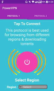 اسکرین شات برنامه Power VPN Free VPN 6