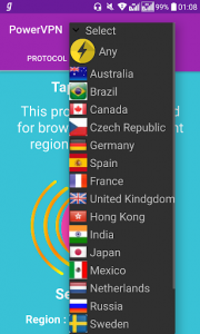 اسکرین شات برنامه Power VPN Free VPN 7