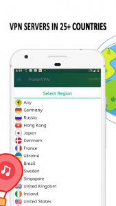 اسکرین شات برنامه Free VPN : Power VPN - Unlimited VPN Hotspot 4