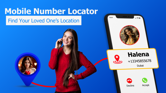 اسکرین شات برنامه GPS Mobile Number locator App 1