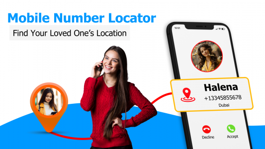 اسکرین شات برنامه GPS Mobile Number locator App 1