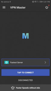 اسکرین شات 1 برنامه VPN Master - Unlimited VPN Proxy