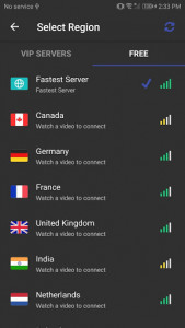 اسکرین شات برنامه VPN Master - Unlimited VPN Proxy 4
