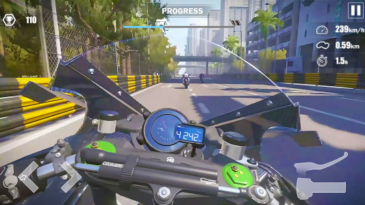 اسکرین شات بازی Street Moto: Speed Race 1