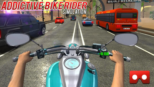 اسکرین شات بازی Virtual Moto VR Bike Racing 3