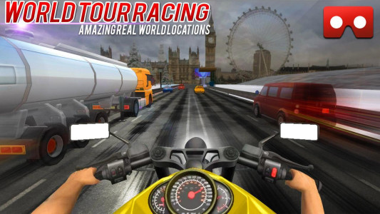 اسکرین شات 1 بازی VR Real bike game VR Racer 360
