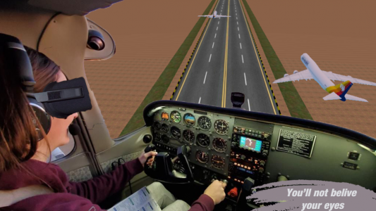 اسکرین شات بازی VR Flight Air Plane Racer 2