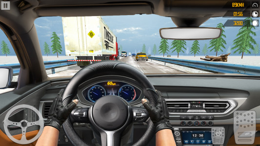 اسکرین شات 5 بازی VR Traffic Racing In Car Drive
