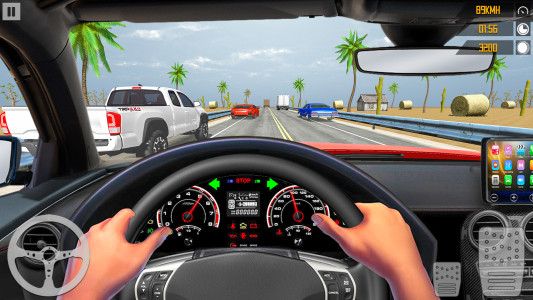 اسکرین شات 2 بازی VR Traffic Racing In Car Drive