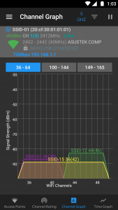 اسکرین شات برنامه WiFi Analyzer (open-source) 5