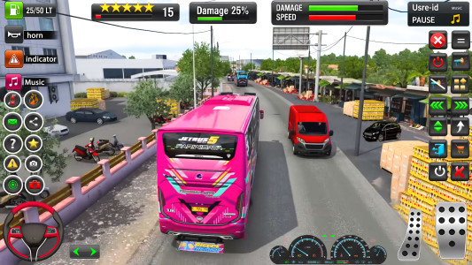 اسکرین شات 6 بازی Coach Tourist Bus City Driving