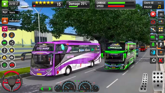 اسکرین شات 2 بازی Coach Tourist Bus City Driving