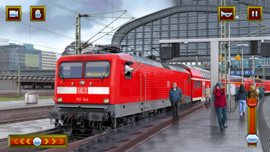 اسکرین شات 3 برنامه Train Driving Euro Train Games