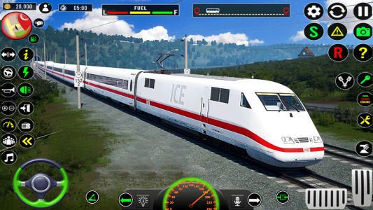 اسکرین شات برنامه Train Driving Euro Train Games 1