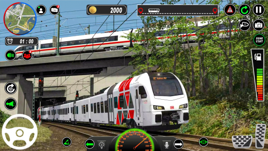 اسکرین شات 4 برنامه Train Driving Euro Train Games