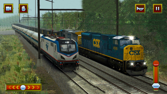 اسکرین شات 6 برنامه Train Driving Euro Train Games