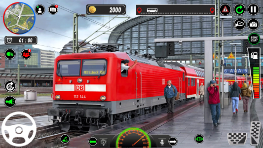 اسکرین شات برنامه Train Driving Euro Train Games 3