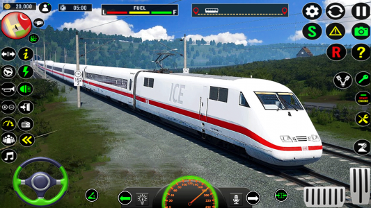 اسکرین شات 1 برنامه Train Driving Euro Train Games