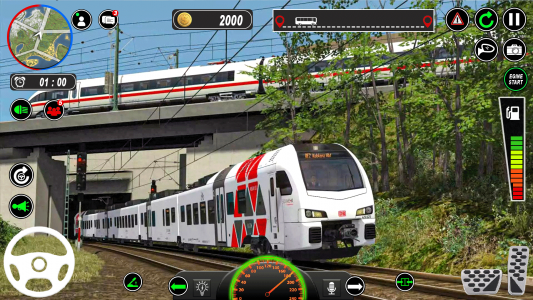 اسکرین شات برنامه Train Driving Euro Train Games 4