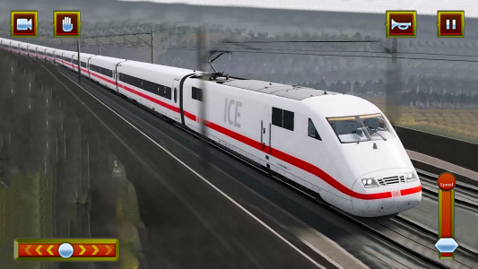 اسکرین شات 5 برنامه Train Driving Euro Train Games