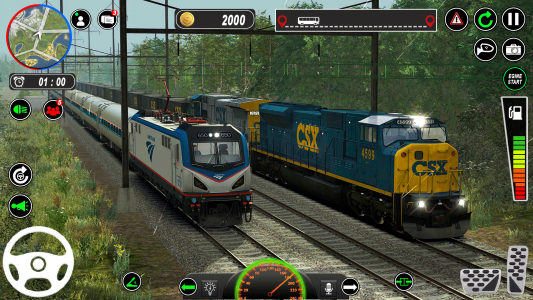 اسکرین شات 6 برنامه Train Driving Euro Train Games