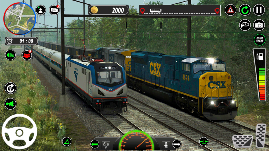 اسکرین شات برنامه Train Driving Euro Train Games 6