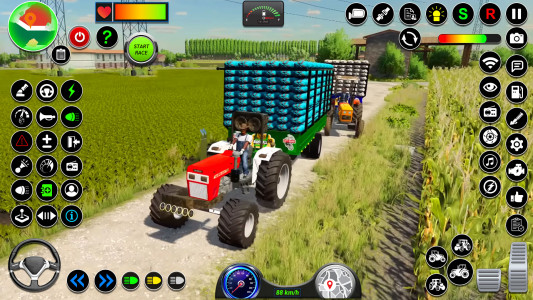 اسکرین شات بازی Tractor Farming Games 2023 1