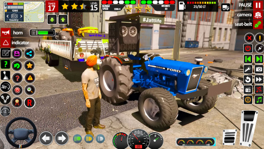اسکرین شات 5 بازی Tractor Driving: Farming Games