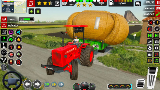 اسکرین شات 5 بازی Tractor Driving: Farming Games