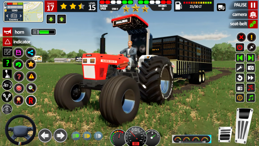 اسکرین شات 2 بازی Tractor Driving: Farming Games