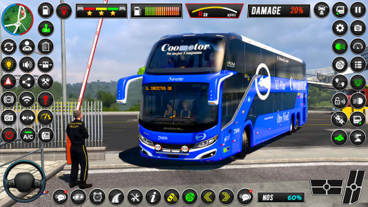 اسکرین شات بازی Real Coach Driving: Bus Games 1