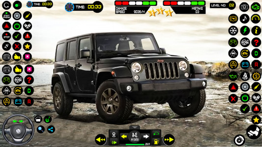اسکرین شات بازی Uphill Mountain Jeep Driver 3D 1