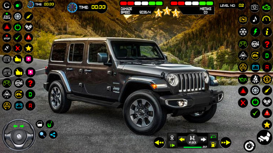اسکرین شات بازی Uphill Mountain Jeep Driver 3D 3
