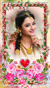 اسکرین شات 3 برنامه Lovely Flower Photo Frame