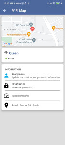 اسکرین شات برنامه WiFi Finder Passwords - Map 4