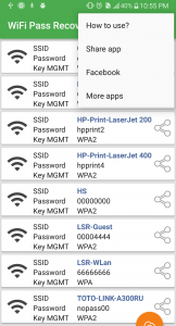 اسکرین شات برنامه WiFi Password Recovery — Pro 3