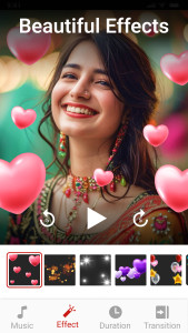 اسکرین شات 2 برنامه Photo Video Maker With Music