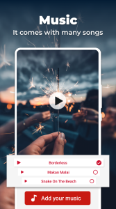 اسکرین شات 4 برنامه Photo Video Maker With Music