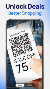 اسکرین شات برنامه QRGo: QR & Barcode Scanner 2