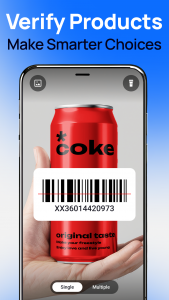 اسکرین شات برنامه QRGo: QR & Barcode Scanner 4