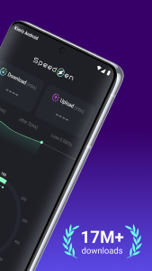 اسکرین شات 2 برنامه Speed Test 5G, Wifi - SpeedZen