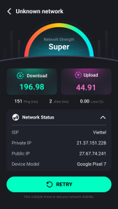 اسکرین شات 3 برنامه Speed Test 5G, Wifi - SpeedZen