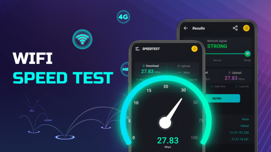 اسکرین شات برنامه Speed Test & Wifi Analyzer 3