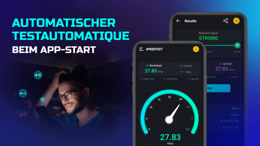اسکرین شات 4 برنامه Speed Test & Wifi Analyzer